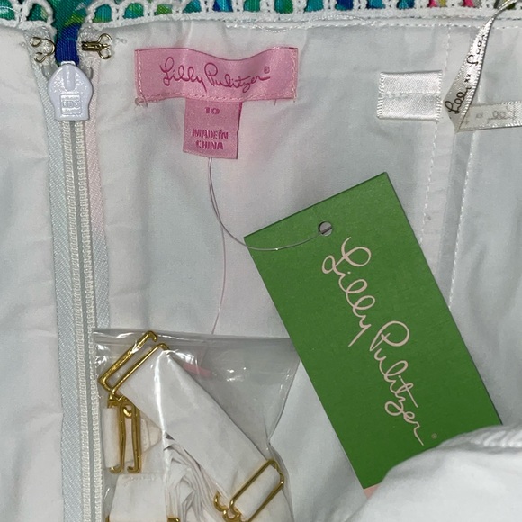 Lily Pulitzer Brynn dress in the color pink sunset - Picture 6 of 8